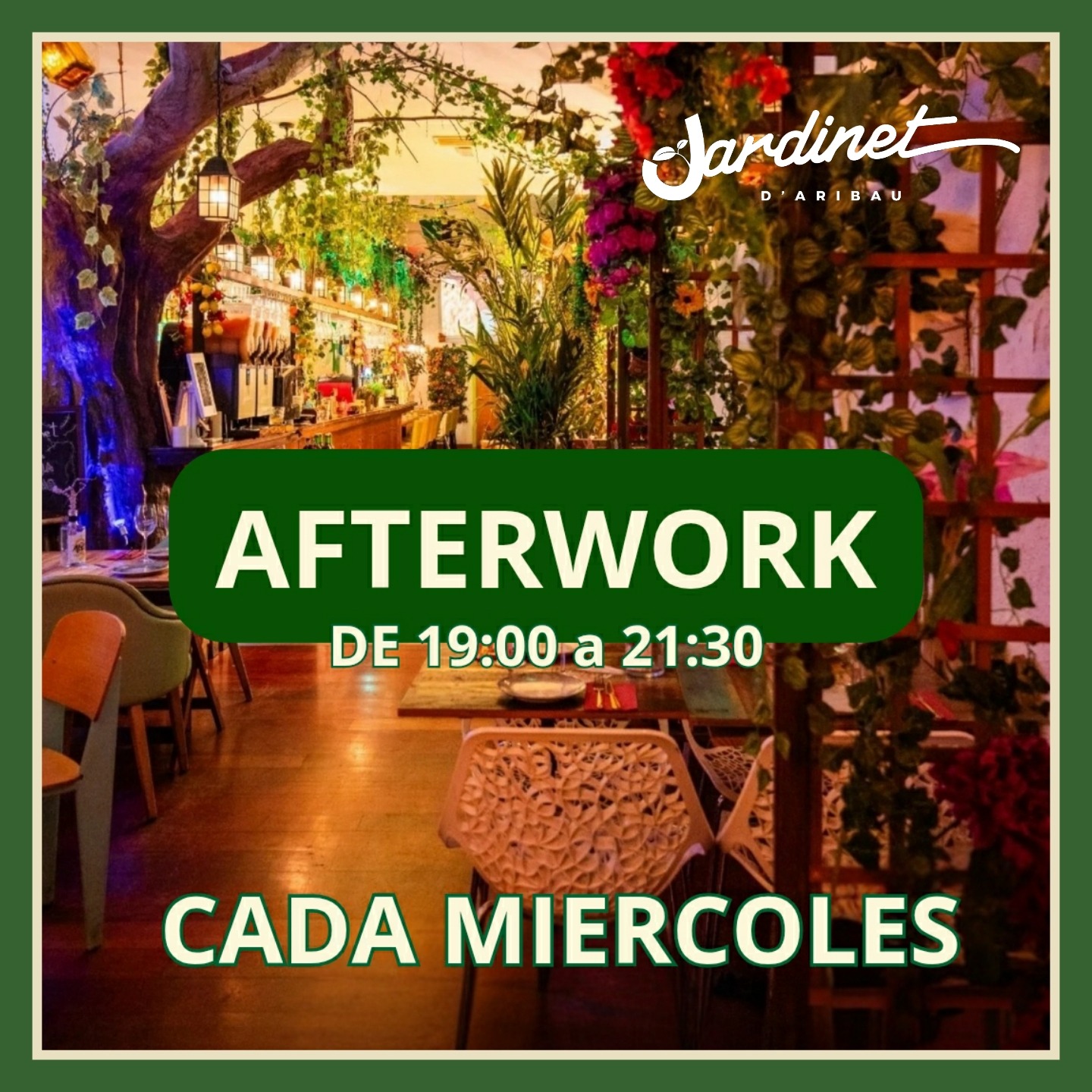 Afterwork cada miércoles